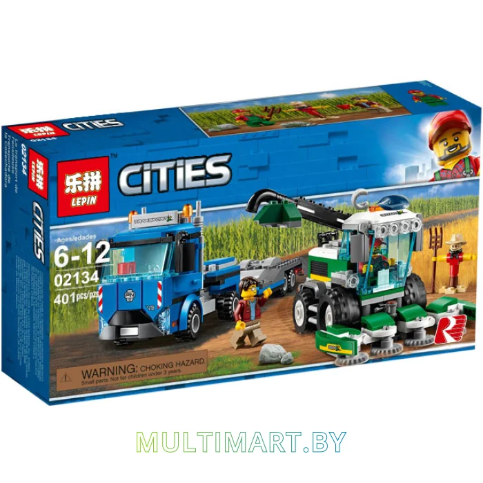 Конструктор Lepin 02134 Транспортировщик для комбайнов (401 деталь)